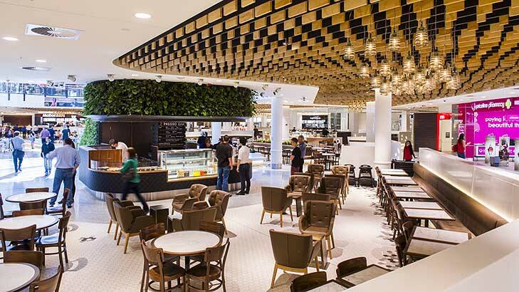 The food court at the ACT's Canberra Centre, refurbished in 2013. Photo: Rohan Thomson