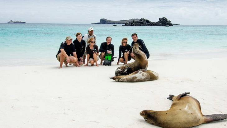 A Celebrity Cruises shore excursion in the Galapagos. Photo: Supplied