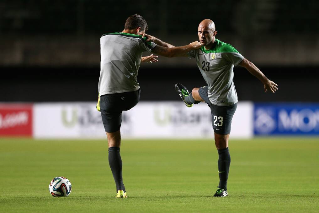 For Mark Bresciano, being in Brazil for the World Cup is a goal that has kept him going. Picture: GETTY IMAGES