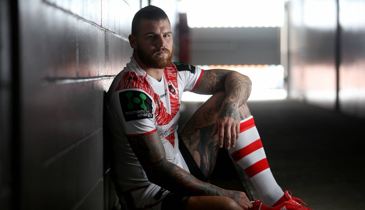 Dragon Josh Dugan is not a certainty at fullback for the rest of the season. Picture: ROBERT PEET