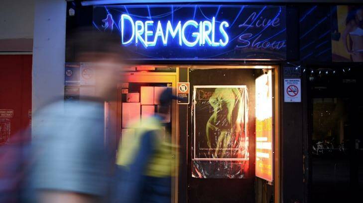 Closed: DreamGirls on Darlinghurst Road in Kings Cross. Photo: Kate Geraghty