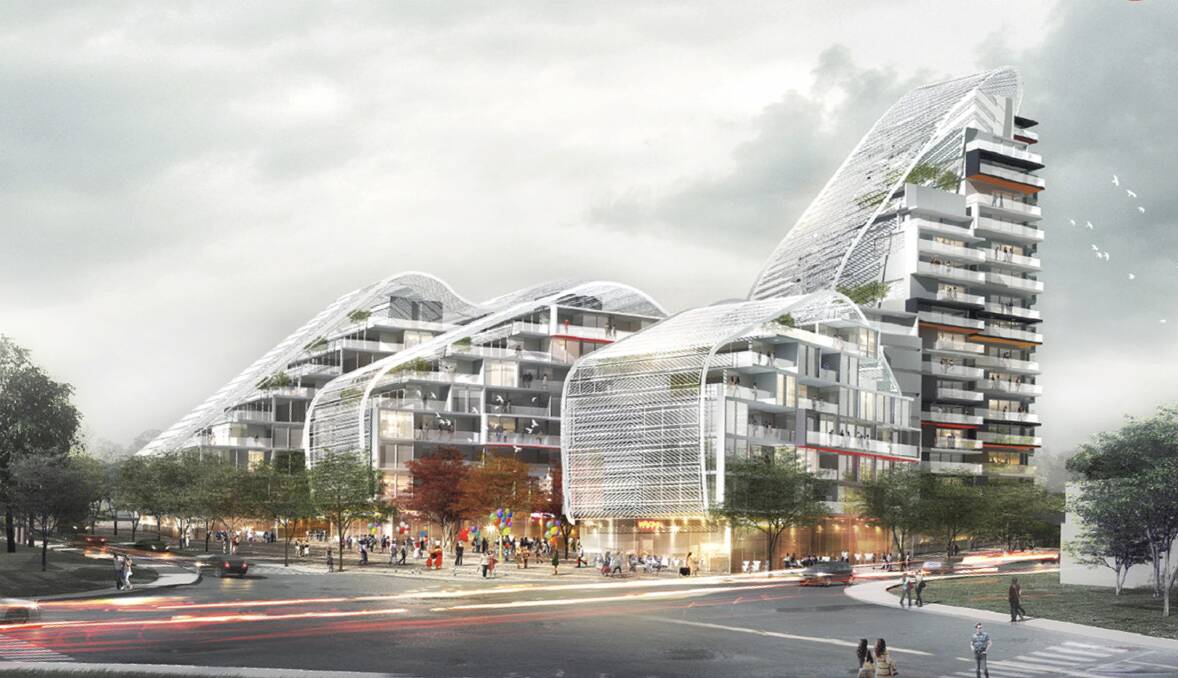 An artist's impression of the proposed Bass and Flinders Gateway development.