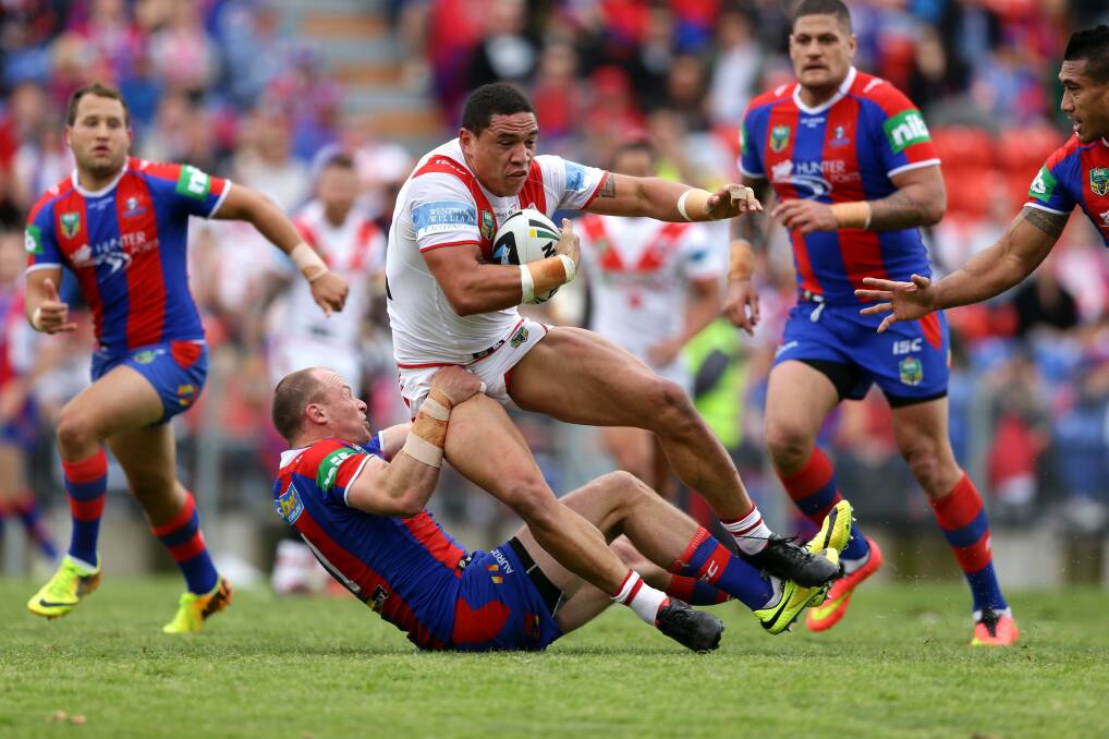 Tyson Frizell is looking forward to 2015 after being held back by injuries last year. Picture: JONATHAN CARROLL