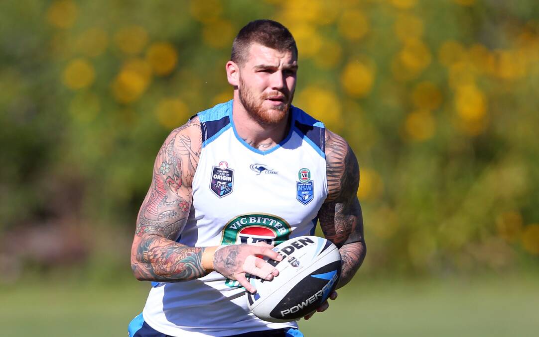 NSW Blues centre Josh Dugan has impressed with his attitude. Picture: GETTY IMAGES