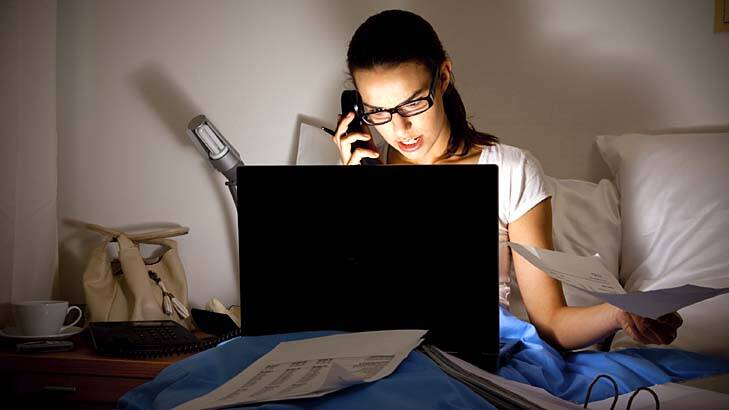 Never take work to bed again with our easy tips. Photo: iStock