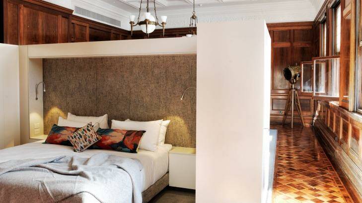 The Old Clare's rooms preserve old features and introduce new ones. Photo: Chris Court