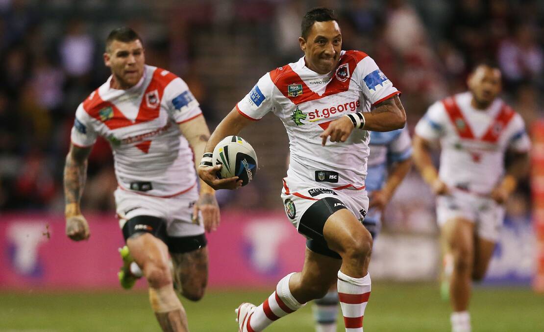 Benji Marshall will captain the St George Illawarra Dragons at next weekend's Auckland Nines. Picture: GETTY IMAGES