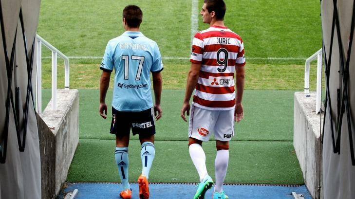Young talent: Terry Antonis and Tomi Juric. Photo: Edwina Pickles