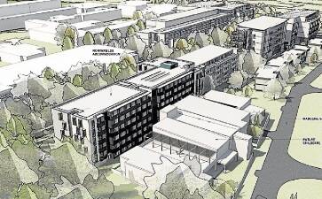 The University of Wollongong has signalled its intention to build an imposing campus entryway.