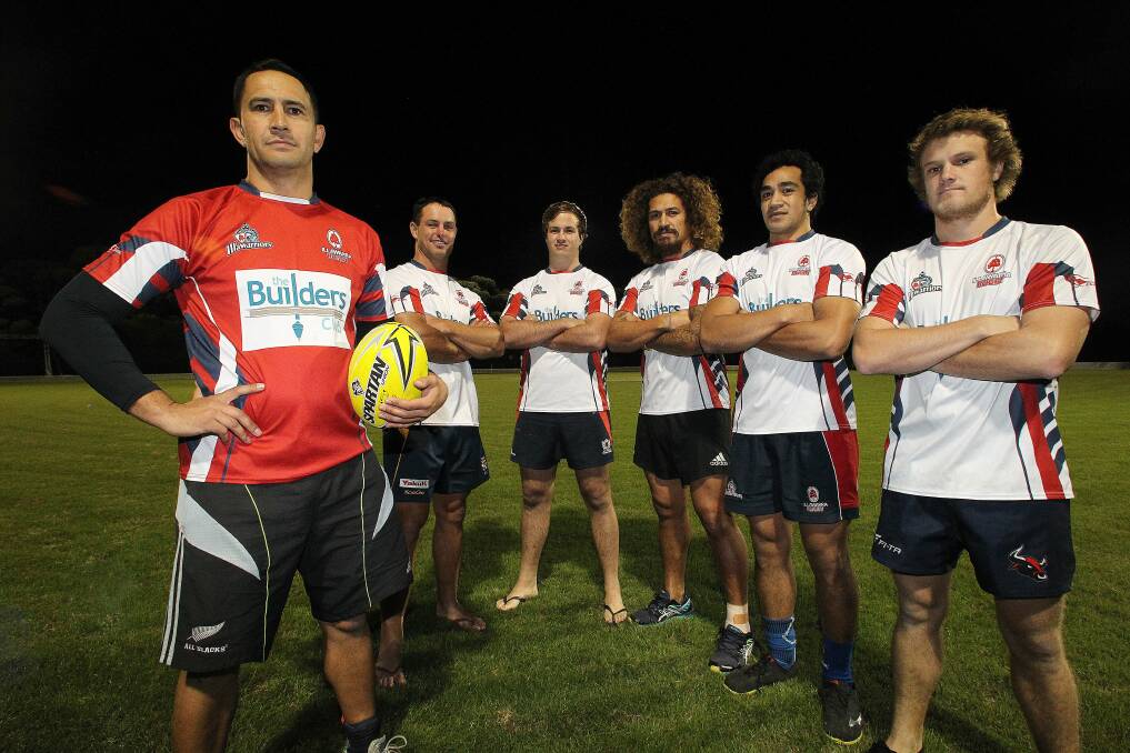 Illawarra coach and players, from left, Shaun McCreedy, Gavin Holder, Tim Windle, Pauli Tuala, Eli Sinoti and Alex Sims are prepared for this weekend's NSW Country Championships at Bowral. Picture: GREG TOTMAN