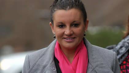 PUP Senator Jacqui Lambie arrives at the PUP office at the National Press Club in Canberra on Tuesday 15 July 2014. Photo: Alex Ellinghausen