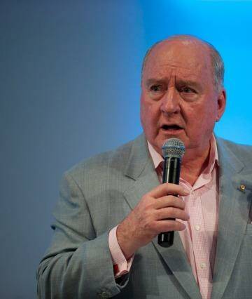 Radio host Alan Jones is unapologetic for his role in the backflip on the proposal  Photo: Wolter Peeters, Wolter Peeters WLP