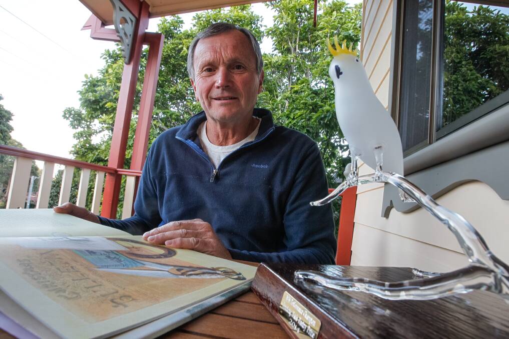 Ralph Scrivens is the NSW bush poetry champion. Picture: KIRK GILMOUR