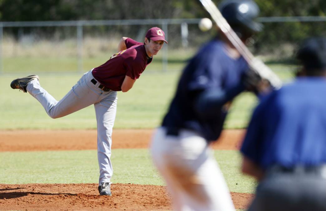 Cardinal Scott Sartori pitches during last year's final against the Chiefs. Picture: ROBERT PEET