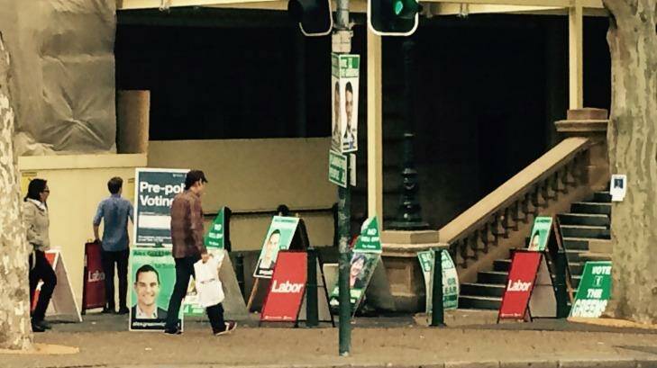 Prepoll voting opens at Sydney Town Hall this morning.
