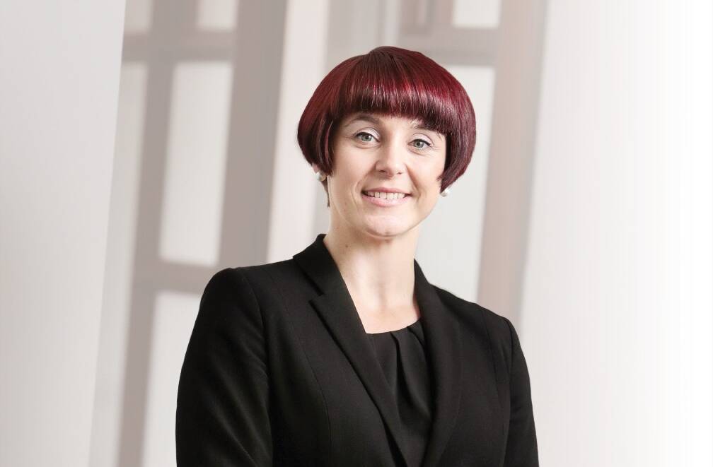 Hayley Williams was recently made a partner at Hansons Lawyers. Her rapid rise in family law is motivated by a desire to help people. Picture: ADAM McLEAN