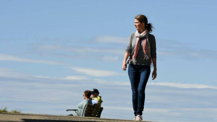 Tara Wells spent her honeymoon walking in Sydney. Photo: Peter Rae