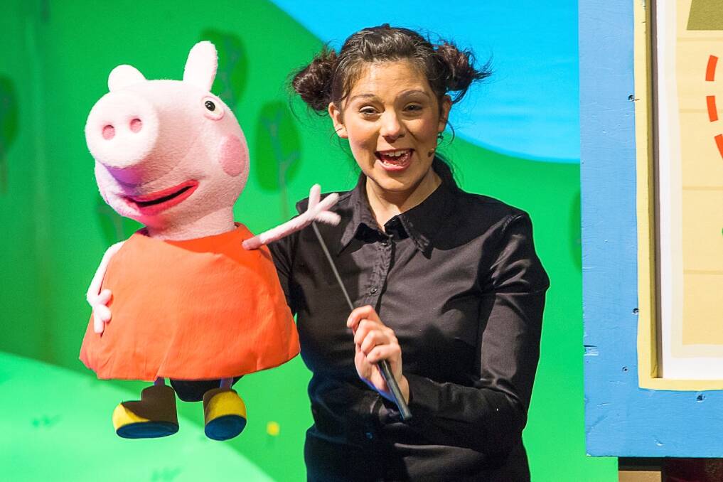 Bekki Adams plays the title role of Peppa Pig but she admits that it's the precocious pig, and not her, who is the star of the show.