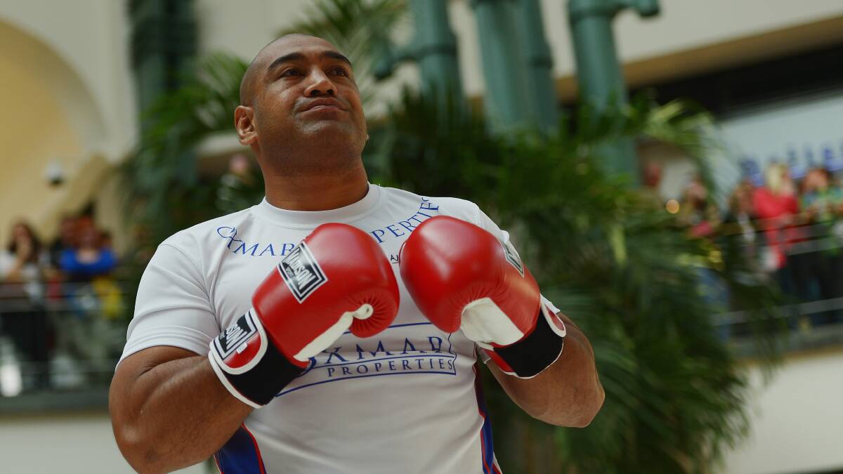  Australian challenger Alex Leapai in training mode. Picture: GETTY IMAGES