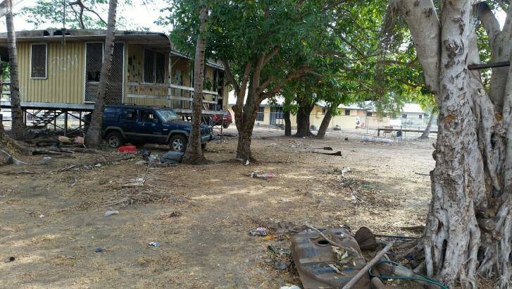 The township of Angurugu, where the brawl occurred on Friday.  Photo: Northern Territory Police. 
