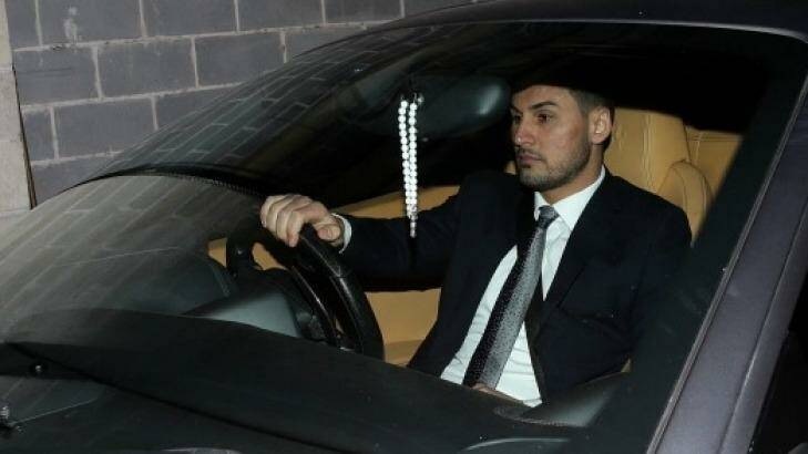 Auburn deputy mayor Salim Mehajer arrives at a council meeting in August. Photo: Wolter Peeters