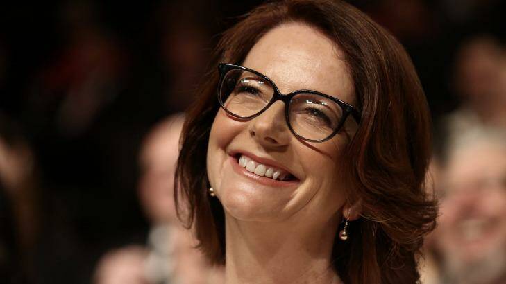 Former prime minister Julia Gillard wrote a letter congratulating James Bond.  Photo: Alex Ellinghausen