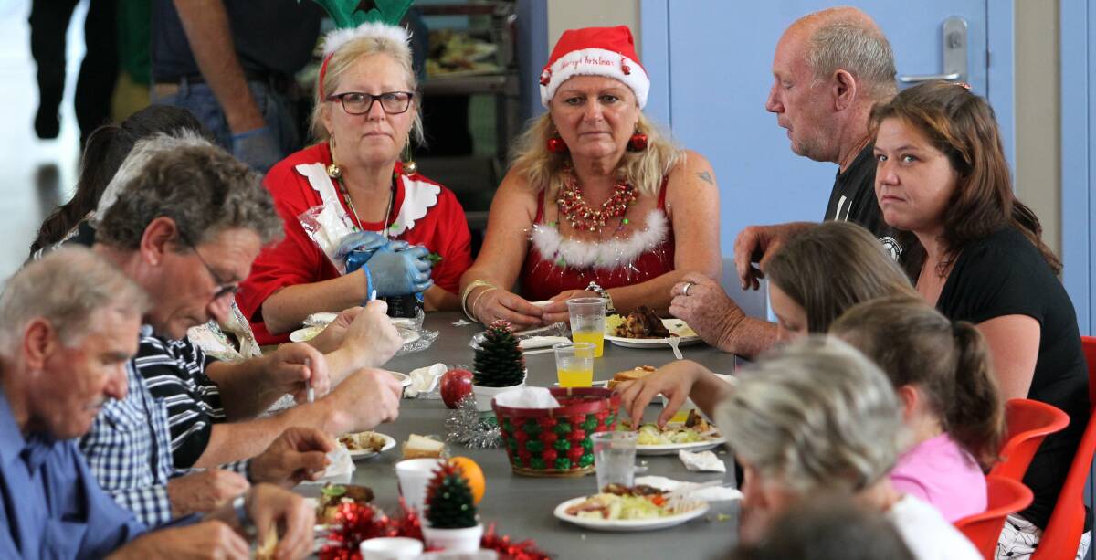 Donna Walsh and Maxyne Graham host the Warrawong community lunch which is under threat from funding cuts. Picture: GREG TOTMAN