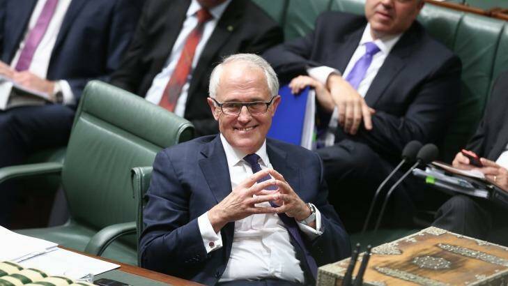 Even ALP and Green voters seem to prefer Malcolm Turnbull to Bill Shorten, according to an SMS poll. Photo: Alex Ellinghausen