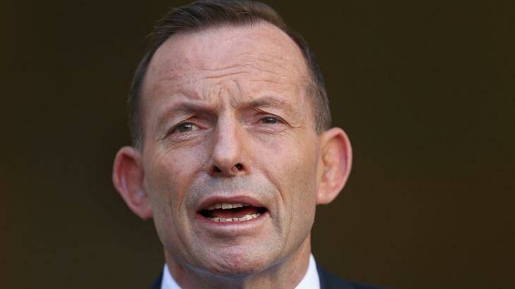 Former prime minister Tony Abbott. Is he hoping for another crack at the leadership?. Photo: Alex Ellinghausen