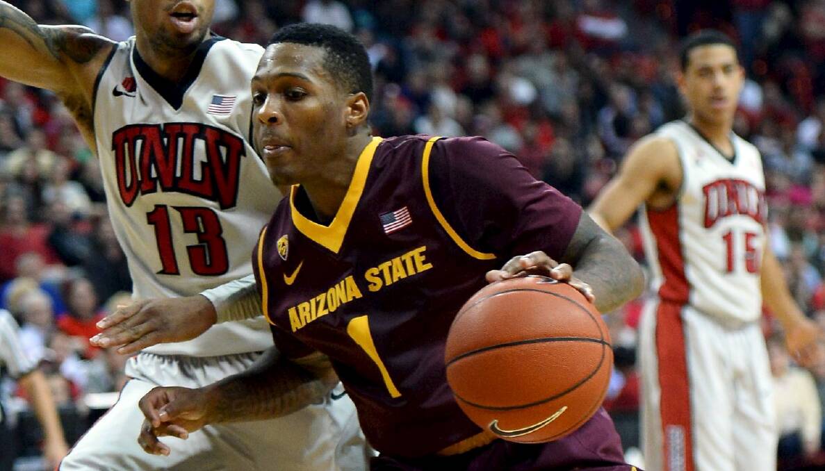 Impressive Hawks recruit Jahii Carson in action for US College Arizona State. Picture: GETTY IMAGES