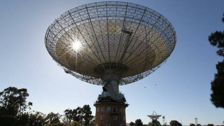 The team used the 21cm-multibeam receiver at the CSIRO radio telescope in Parkes. Photo: Peter Rae