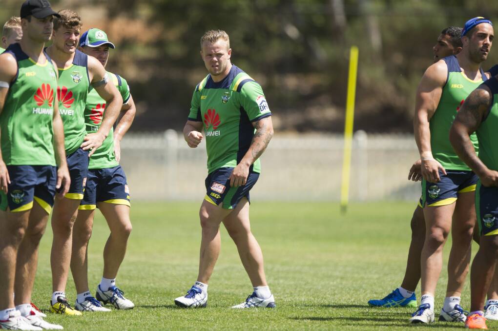 New Dragons recruit Luke Page wants to make the most of his move from Canberra. Picture: JAY CRONAN
