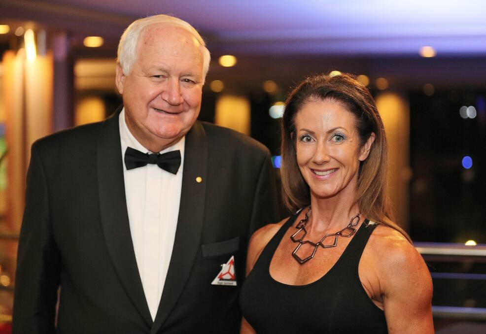 Moving on: The Illawarra Connection president Roger Summerill and executive director Sharon Wingate. Mrs Wingate spent a year as the peak networking body's new executive officer and is now going to work for one of its members, IRT.Picture: GREG ELLIS