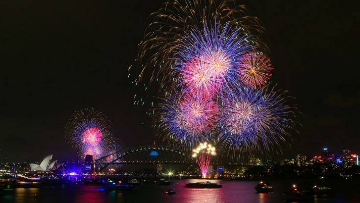 Party time: There are plenty of glittering parties around the harbour on New Year's Eve.