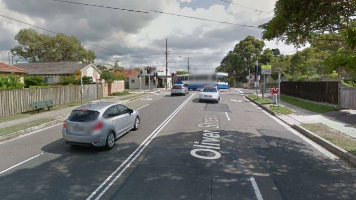 The Freshwater bus stop where a group of Year 7 boys were chased and bashed. Photo: Google StreetView