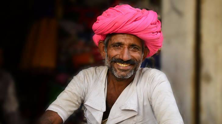 Man in a shopfront, Narlai Village, India. Photo: Michael Gebicki