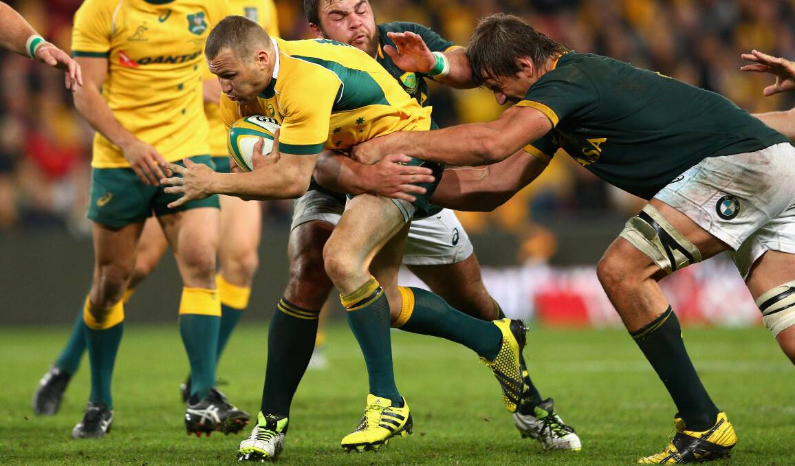 Matt Giteau in action against South Africa. Picture: GETTY IMAGES