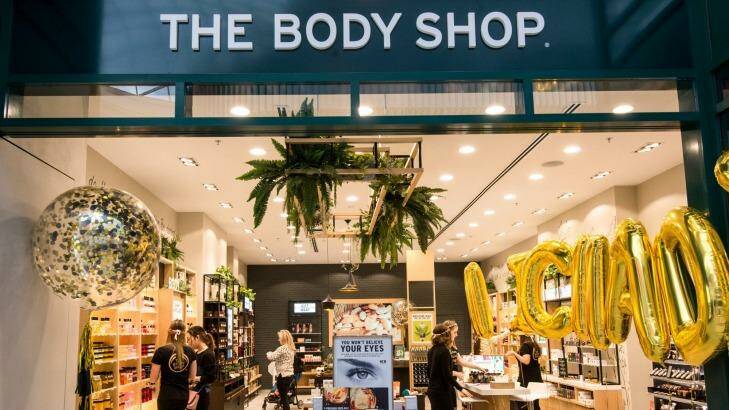 The Body Shop is happy to be close to French cosmetics giant Sephora in Chadstone's new wing. Photo: Penny Stephens