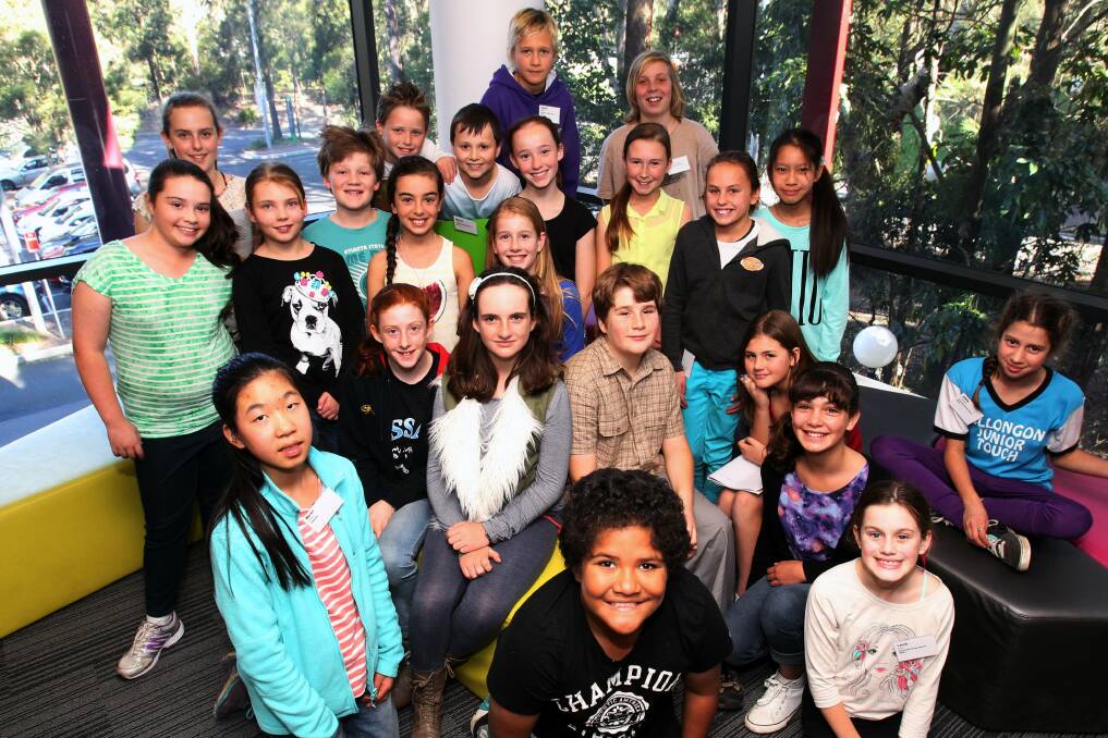 Year 3 to 6 students take part in the Early Learning Labs program at the University of Wollongong. Picture: GREG TOTMAN
