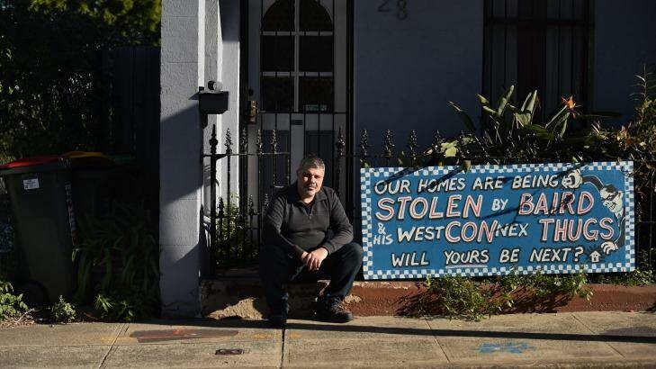 Richard Capuano must pay rent to the RMS while living in the home he bought 18 years ago. Photo: Kate Geraghty