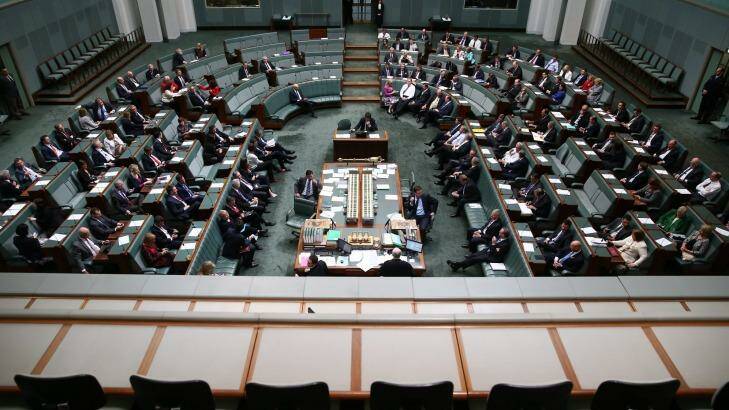 Politicians were kept busy at  Parliament House in 2014.  Photo: Alex Ellinghausen