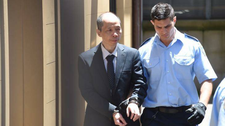 Robert Xie leaves court after the jury was discharged. Photo: Nick Moir