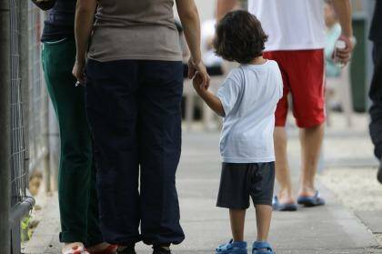 Asylum seeker children have been moved off Christmas Island but remain in detention in Darwin. Photo: Wolter Peeters