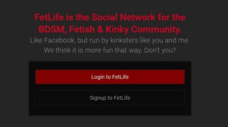 The website FetLife boasts more than 5.3 million members Photo: FetLife.com