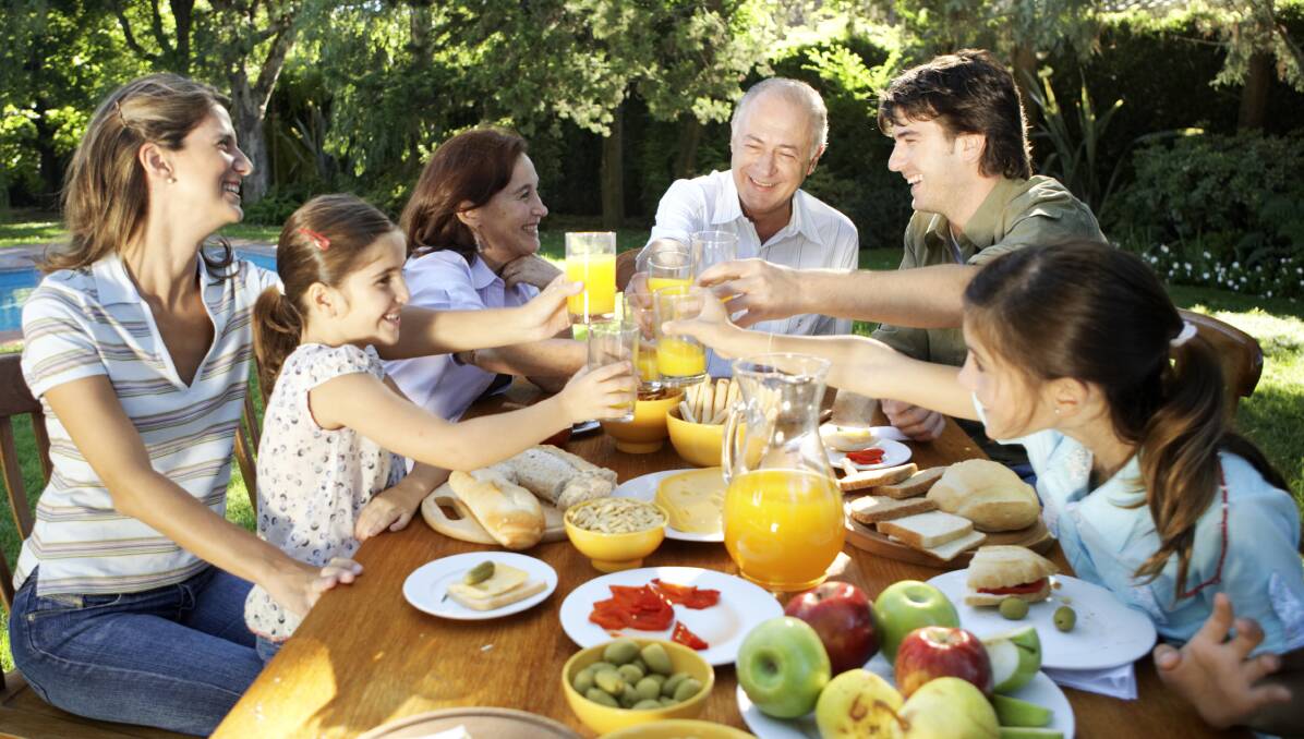 When we share meals together, whether with friends or family, we create an environment where togetherness is fostered and food can be appreciated. Picture: GETTY IMAGES