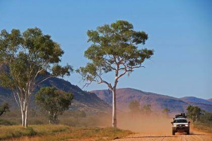 The Outback Way, via Uluru and Alice Springs, cuts about 1000 kilometres off the journey from Perth to Cairns. Photo: Lee Atkinson