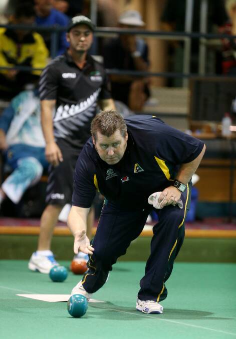 Berth assured: Warilla bowler Jeremy Henry is through to the final of the Bowls World Cup. Picture: ROBERT PEET