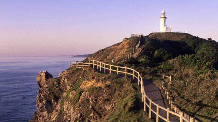 Cape Byron Lighthouse, northern NSW, the most easterly point of Australia.