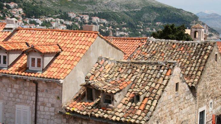New and old roof tiles.  Photo: Kerry van der Jagt