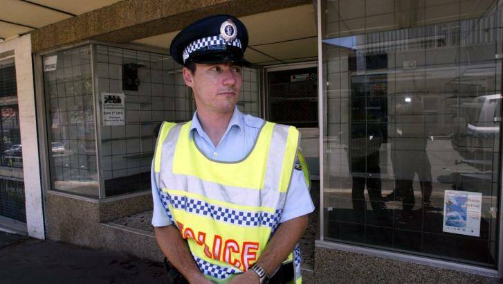 Witness: Constable Glen Roberts in 2004. Photo: Greg Totman